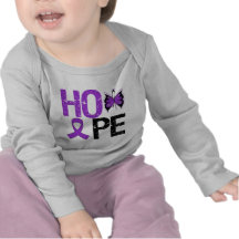Maladie d'Alzheimer de ruban de papillon d'ESPOIR T-shirt
