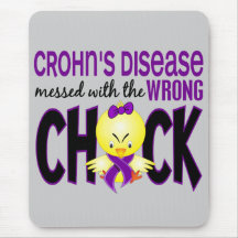 Maladie de Crohn salie avec le poussin faux Tapis De Souris