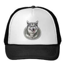 Malamute d'Alaska 001 Casquettes De Camionneur