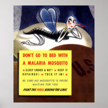 Malaria Mosquito Poster