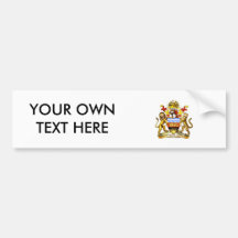 Malawi Coat of Arms Bumper Stickers