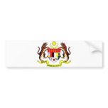 Malaysia Official Coat Of Arms Heraldry Symbol bumper stickers