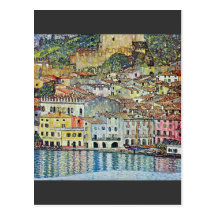 Malcena at the Gardasee by Gustav Klimt Post Cards