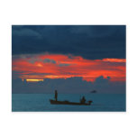 Maldives Sun Island Gorgeous Sunset And Boat Postcard