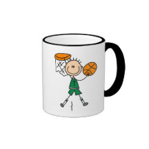 Male Basketball Player Tshirts and Gifts Coffee Mugs