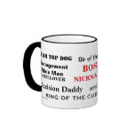 Male Boss Nicknames Funny Insults and Job Titles Coffee Mug