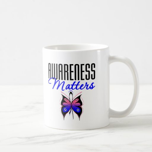 Male Breast Cancer Awareness Matters Coffee Mugs