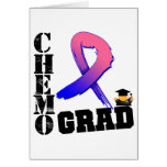Male Breast Cancer Chemo Grad Greeting Card