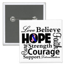 Male Breast Cancer Collage of Hope Pins