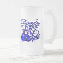 Male Breast Cancer Gloves Ready For The Fight Coffee Mug