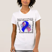 Male Breast Cancer Inspirations Spiral Ribbon Tshirt