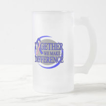 Male Breast Cancer Together We Make A Difference Coffee Mugs