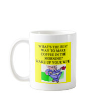 male chauvinist pig coffee joke mugs