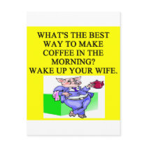 male chauvinist pig coffee joke