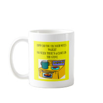 male chauvinist pig joke mugs