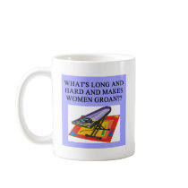 male chauvinist pig joke coffee mug
