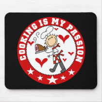 Male Chef Cooking Passion Mousepad