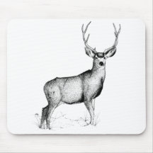male deer mousepad