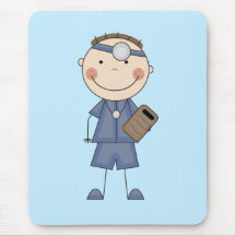 Male Doctor T-shirts and Gifts Mouse Mat