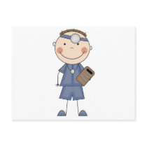 Male Doctor T-shirts and Gifts Post Card
