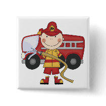 Male Firefighter T-shirts and Gifts Pins