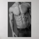 Male Fitness Model Poster #4 posters
