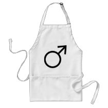 Male Gender Symbol Apron