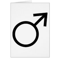 Male Gender Symbol Cards