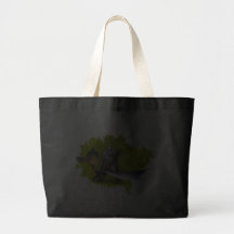 Male hunter with long sword & lagiacrus armour tote bags