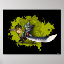 Male hunter with long sword & lagiacrus armour