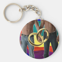 Male Marriage Key Chains