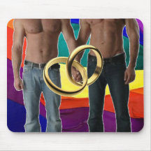 Male Marriage Mouse Mat