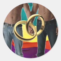 Male Marriage Sticker