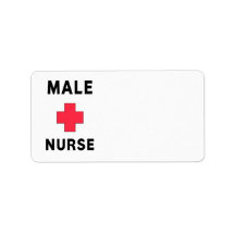 Male Nurse Labels