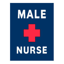 Male Nurse Post Card