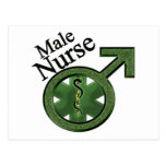 Male Nurse Postcard
