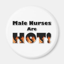Male Nurses are Hot Refrigerator Magnets