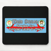 Male Nurses: Mouse Pads
