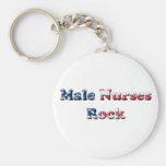 Male Nurses Rock Key Chain
