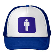 Male Sign Mesh Hats
