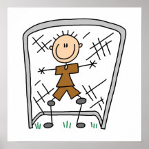 Male Soccer Goal Keeper T-shirts and Gifts Posters