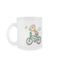 Male Stick Figure Bicyclist Tshirts and gifts Mugs