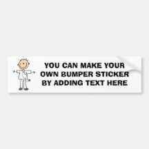 Male Stick Figure Nurse T-shirts and Gifts Bumper Stickers