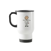 Male Stick Figure Nurse Tshirts and Gifts Coffee Mug