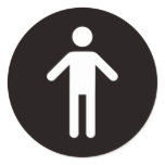 Male symbol stickers
