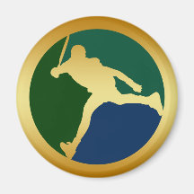 MALE TENNIS PLAYER REFRIGERATOR MAGNET