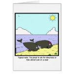 Mâle typique carte de vœux