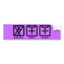 MaleFemale to Female Light Bumper Sticker