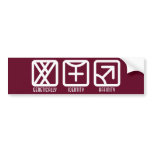 MaleFemale to Male Dark Bumper Sticker