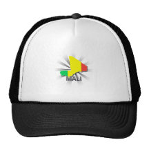 Mali Flag Map 2.0 Hat